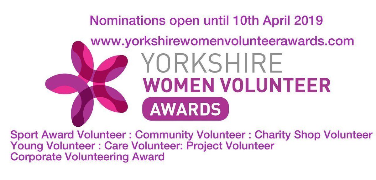 VolunteerWomen's tweet photo. We are looking for women #volunteers in #Yorkshire who go above & beyond to help others: #SportVolunteer #CommunityVolunteer #CorporateVolunteering #CareVolunteer #ProjectVolunteer #CharityShopVolunteer #YoungVolunteer
Nominate today! https://t.co/wBJ0yrhDPj #charitytuesday https://t.co/VuJeRdV5Dk