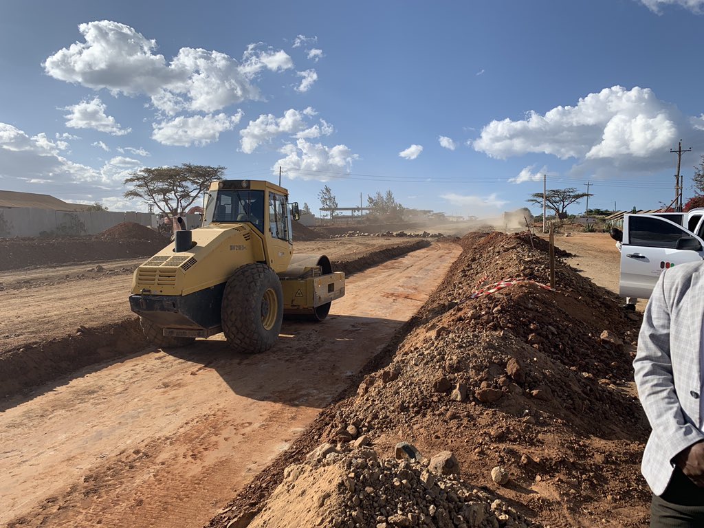 CDICCSamburu's tweet photo. Members of @CdiccSamburu during a field verification visit of the stage improvement for the Posta-Kisima-Maralal Road (A4). Once completed, the road will greatly increase commerce in the region #KenyaMbele @PDUDelivery https://t.co/1AZs780jKi