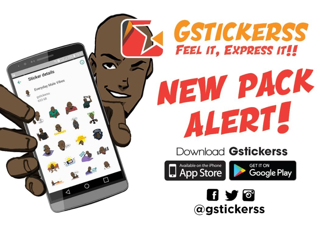 gstickerss's tweet photo. Yooo fam! Have you seen our new pack yet? Check out the Every Day Vibes pack on Gstickerss for awesome everyday expression stickers. 
Get Gstickerss for free from https://t.co/q8DXBOOZa6
#Gstickerss #whatsappstickers #ProudlyGhanaian #GH #Ghana #MadeinGhana #FeelGhana https://t.co/1qM5kRzEIb