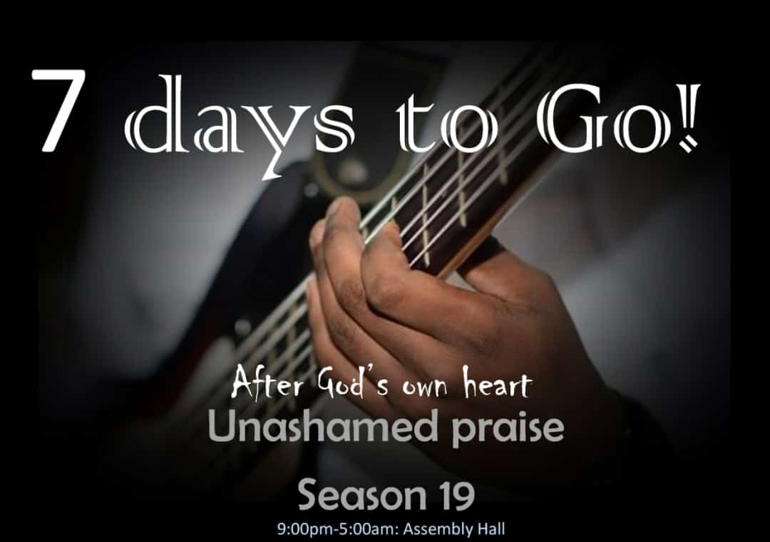 JKUATCU's tweet photo. #up_2019
#after_Gods_own_heart
#7_days_to_go https://t.co/NA25VctnRF