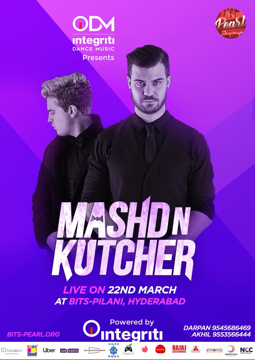 IDM - Integriti Dance Music Presents MASHDN KUTCHER Powered by Integriti at BITS Pilani Campus Hyderabad tonight 22nd March, 2019 
Be There........

#IDM #Integriti #Mashdnkutcher <a href="/mashdnkutcher/">MASHD N KUTCHER</a> <a href="/bitshyd/">BITS Hyderabad</a>