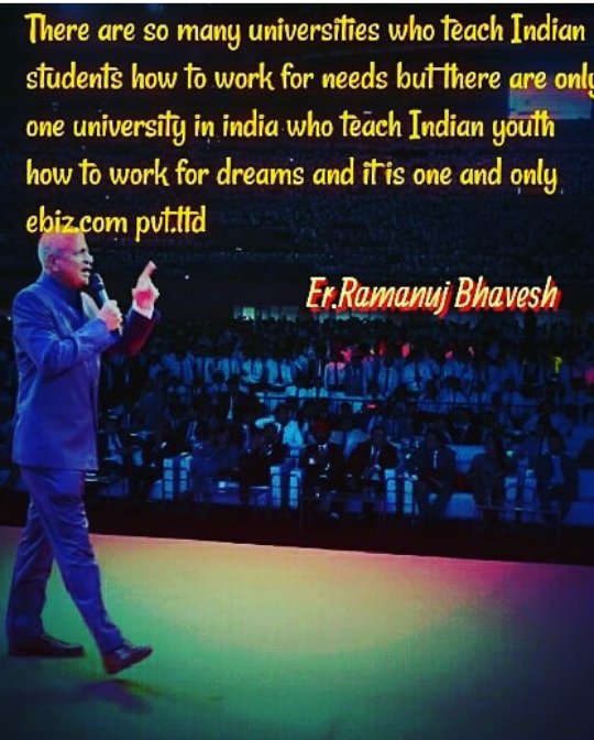 RamanujBhavesh's tweet photo. #justiceforebiz 

India is the country where most of the minds are work for their needs so india is still developing but ebiz is trying to  trained indian mind into business mind and that is the way for develop india and some people are trying to stop it how same it.@PMOIndia https://t.co/4jXvJCYXxU