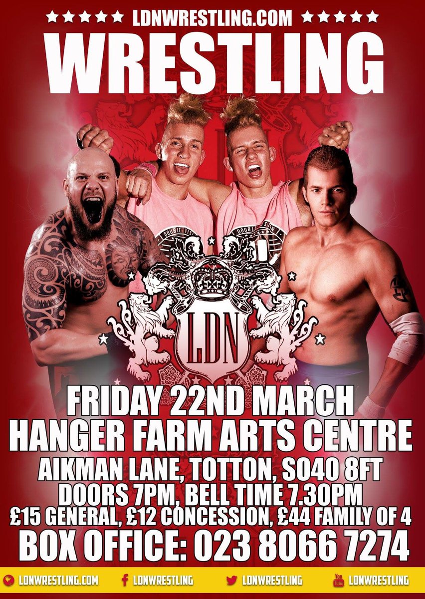 Tonight in Totton for <a href="/LDNwrestling/">LDN Wrestling</a> 💪🏼