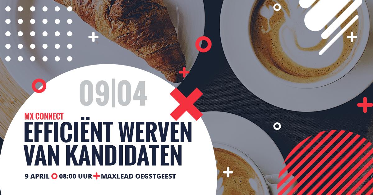 Efficiënt werven van kandidaten! Deze gratis ontbijtsessie is een must voor recruiters die willen weten hoe zij online kanalen optimaal kunnen inzetten om efficiënt kandidaten te werven. bit.ly/2Czz6ck #recruiment #erecruitment #onlinerecruitment