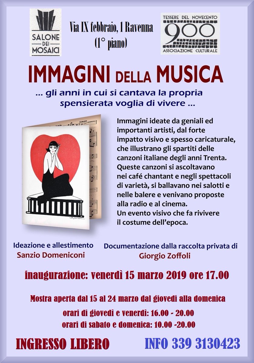 tesseredel900's tweet photo. Festeggiamo tutti insieme il compleanno del Salone dei Mosaici e dell'Associazione Culturale @tesseredel900 con una serata imperdibile!

Cena e Concerto della Maramao Italian Swing Band:
Le Canzoni della Radio! https://t.co/7k5SB3oJGg