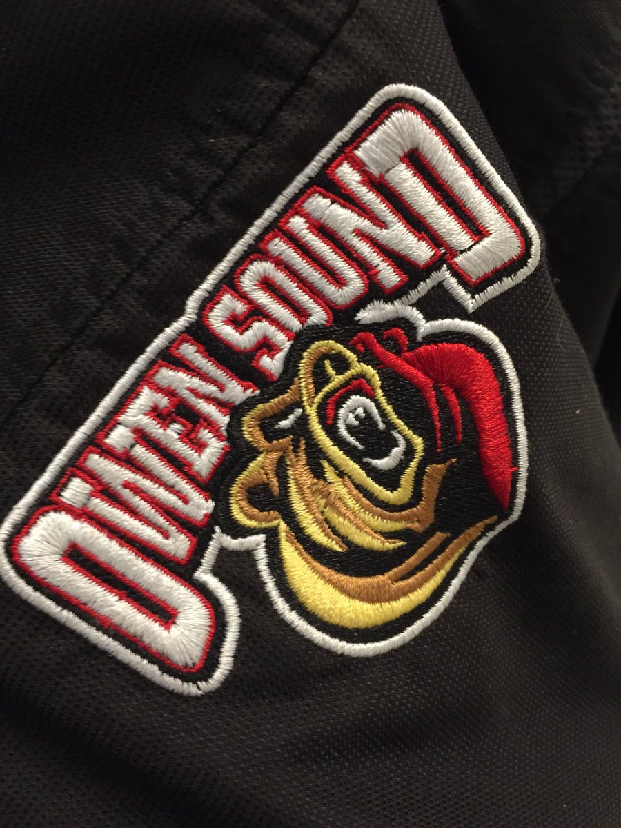 BayshoreFred's tweet photo. Fun night in @SaultSteMarie with an exciting @OHLHockey playoff game between @AttackOHL & @OHLHoundPower...Then Gino Cavallo & Jim Fitzpatrick took me to a great steakhouse & introduced me To Ben Pinos #IwasWorking https://t.co/lorBGxkeYA