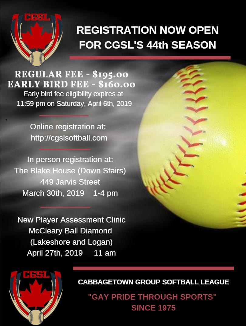 CgslsoftballT's tweet photo. Register now for our 44th season of softball. https://t.co/9w0FI6uQJd