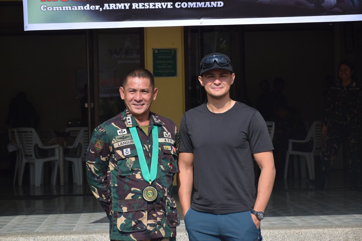 hqs_arescom's tweet photo. @mateoguidicelli Camp Visit in Army Reserve Command, Camp Riego De Dios, Tanza, Cavite. https://t.co/YHH6nEYRJI