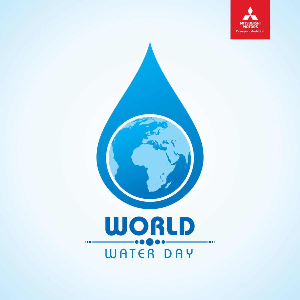 Water is the driving force of all nature. Save Water. 
Mitsubishi Motors observes World Water Day.

#WorldWaterDay #Water #Mitsubishi #Mitsubishiindia