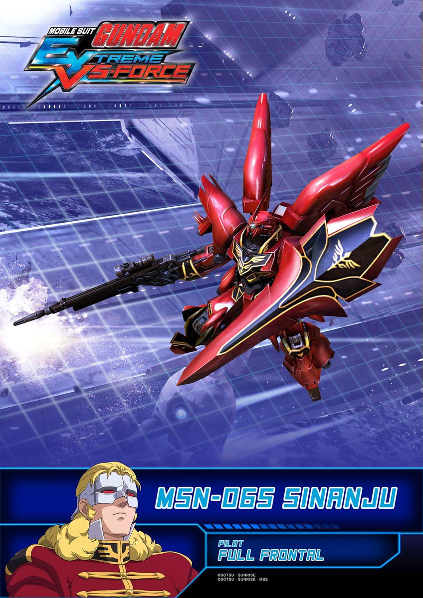 MSGundamEXVS's tweet photo. #EXVSForce #MSN065Sinanju #PSVita #PSTV #BandaiNamco https://t.co/xStsZ5PzP8