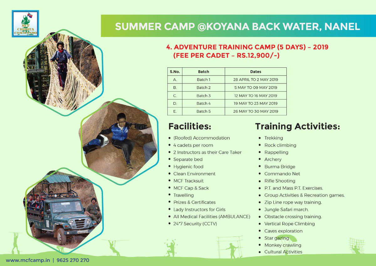 CampMcf's tweet photo. Alert : 5 days Kids Adventure Summer Camp'19!!!
Call Now For Details : 8484030362
Share with your friend &amp; family. Kick start Summer.
#SummerCamp #AdventureCamp #KidsCamp #SummerVacation #Summer #Kids #Activity #Sports #Fun #FunActivity https://t.co/nZ7QYdHJLc