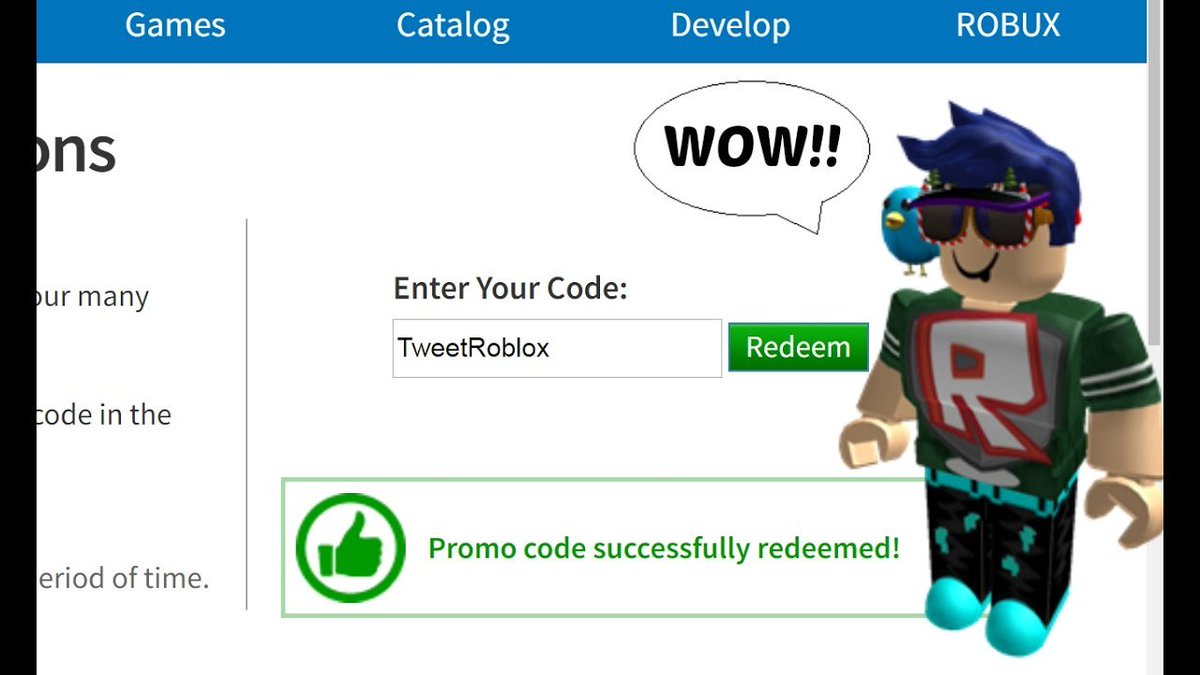 Roblox Promo Codes Redeem May 2019