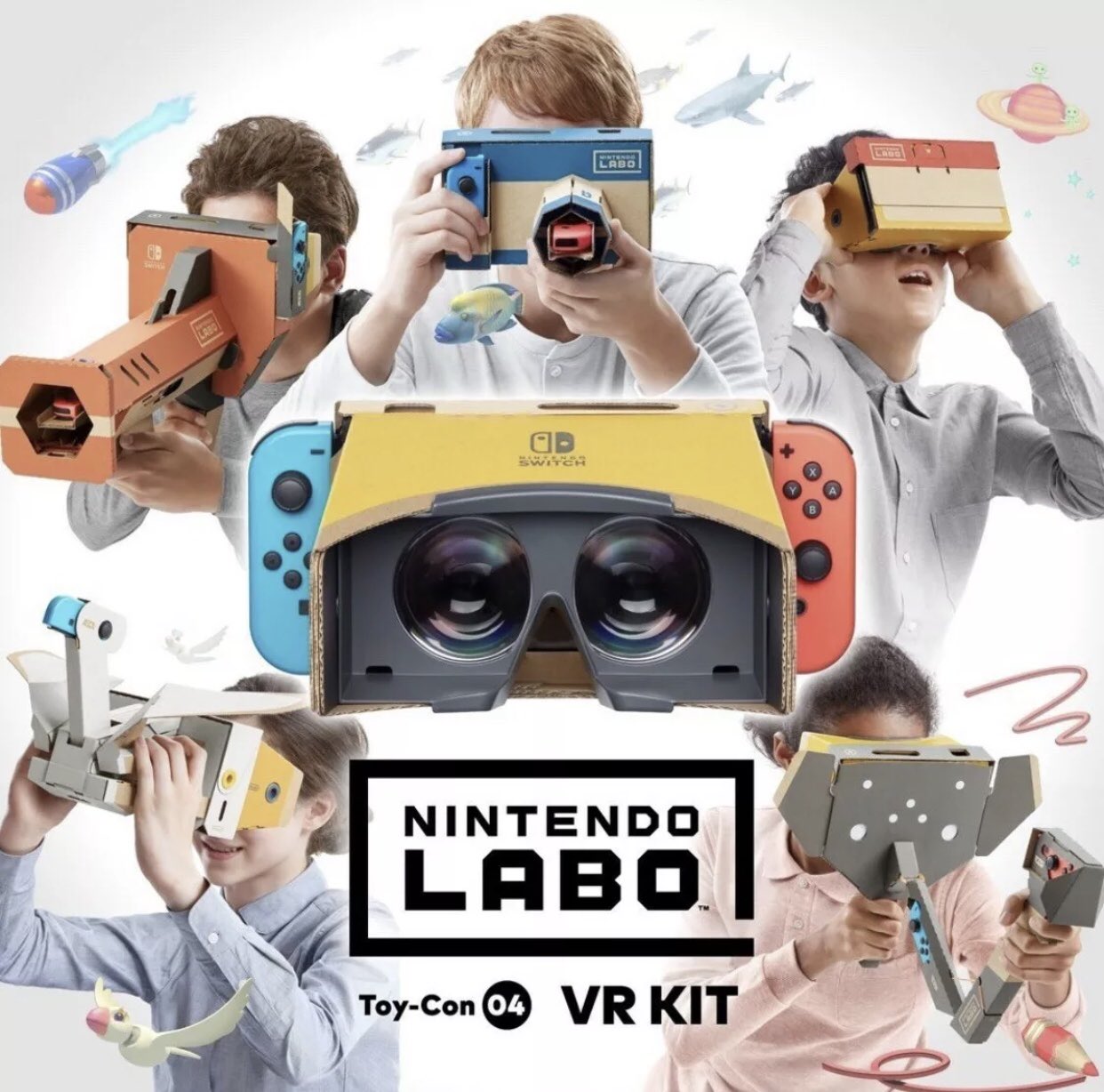 Nintendo Labo VR demonstration on Paul Gale Network