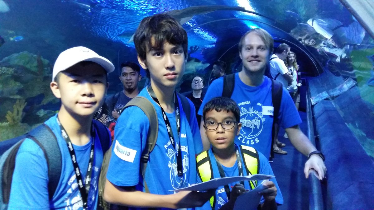 In Aquaria.