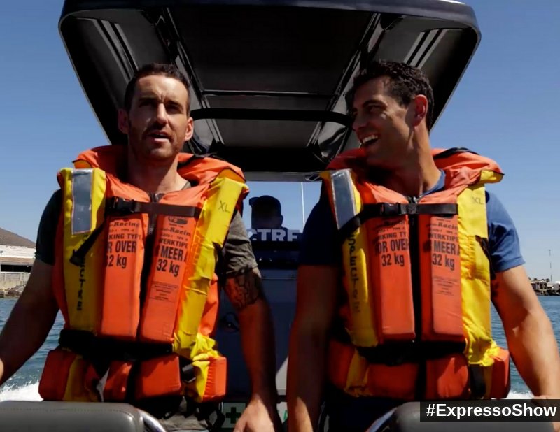 expressoshow's tweet photo. The boys @GraemeRichards &amp; @Ewan_Strydom's recipe for a bromantic #StrongWeekend at @ProteaHotels Breakwater Lodge involves some crazy fun activities! What are your plans for the long weekend? #ExpressoShow https://t.co/GezHHdX0tf