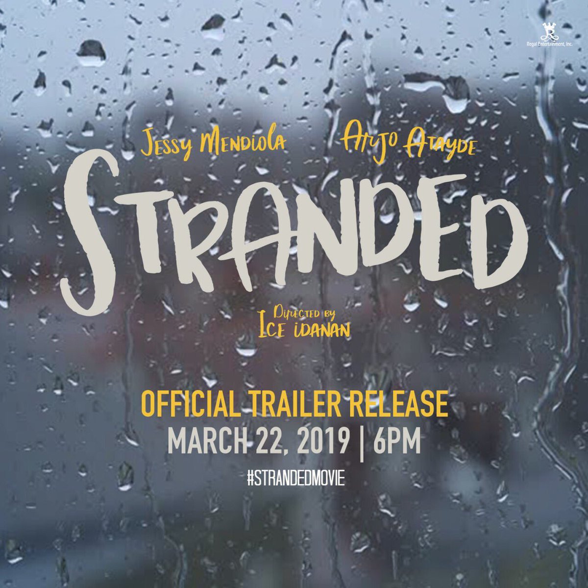 RegalFilms's tweet photo. Catch the release of Stranded Official Trailer tonight 6PM!
STRANDED starring Arjo Atayde and Jessy Mendiola in cinemas April 10
Directed by Ice Idanan #STRANDEDtrailer
#StrandedMovie https://t.co/KeARfuuYEX