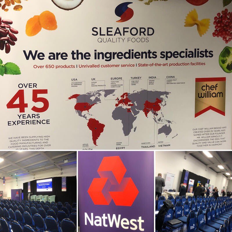 FoodSectorQA's tweet photo. I’m here at ‘The Greater Lincolnshire Manufacturing Conference’ hosted by @Sleaford_QFoods Excited to learn about new industry trends, network and tour this fantastic facility. If you’re here come and say hello 
#manufacturing #foodsector #food #lincolnshire  #quality #business https://t.co/8g9wYbj2AE