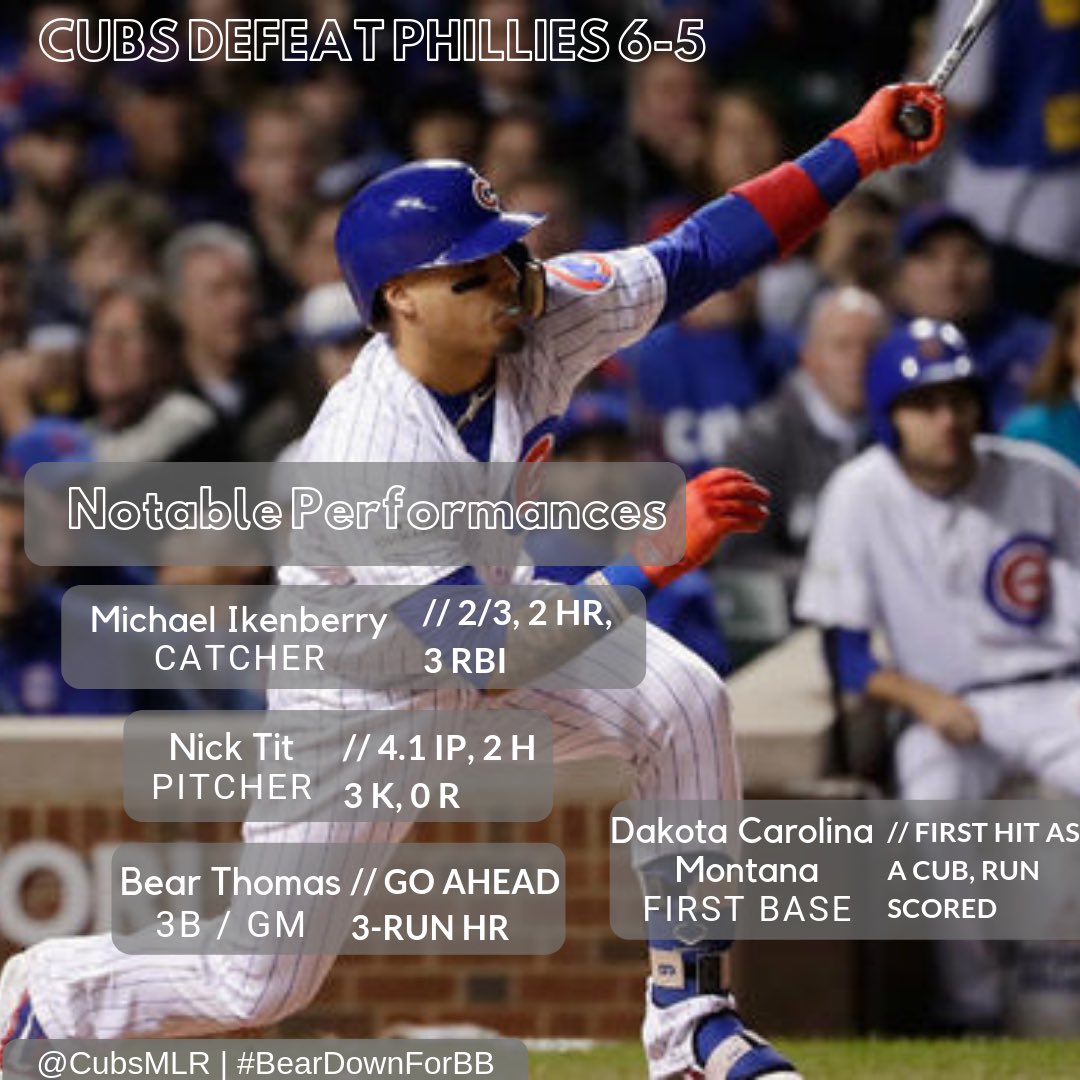 Fake Chicago Cubs tweet media