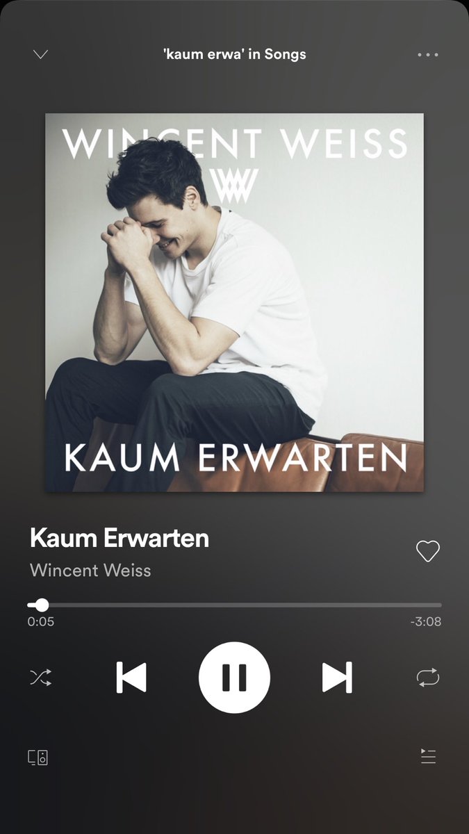 XxLlEeIiXx's tweet photo. Ich bin verliebt!🥰
Der Song ist einfach wunderwunderschön!😍
Ich hab‘ mit vielem gerechnet, aber darauf war ich nicht vorbereitet!😭❤️
#kaumerwarten @Wincent_Weiss https://t.co/W3jkXT9UIP