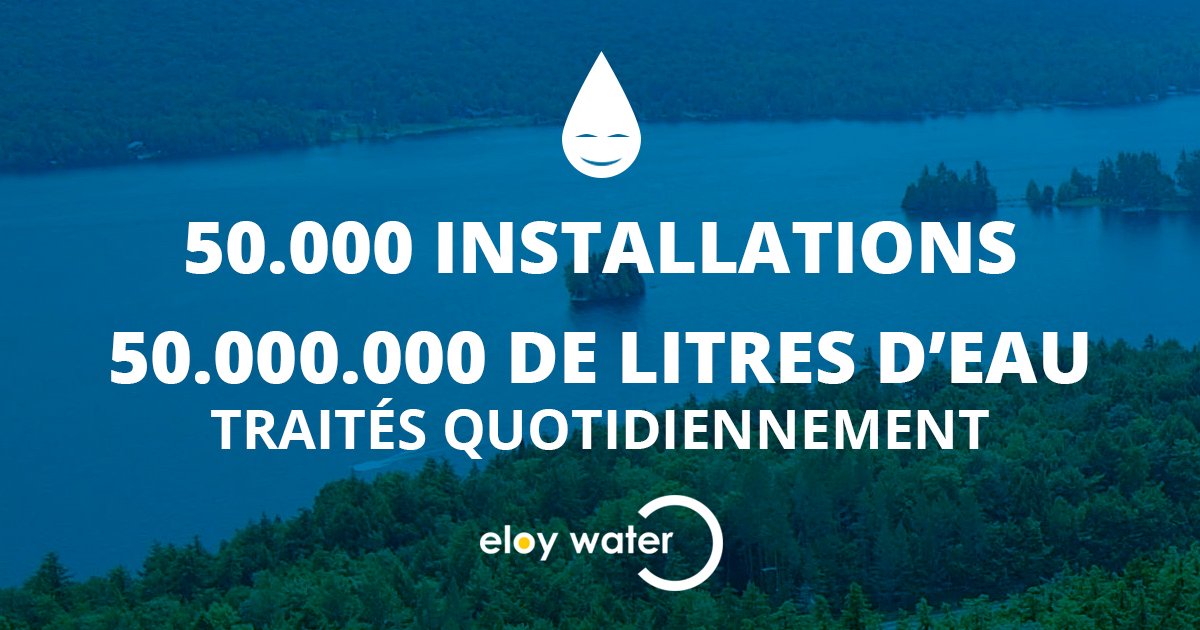 EloyWater's tweet photo. [Journée mondiale de l'eau] Fier de contribuer à l'amélioration de la qualité des eaux sur notre planète #JourneeMondialeDelEau #eloywater https://t.co/uUyygNHnn5