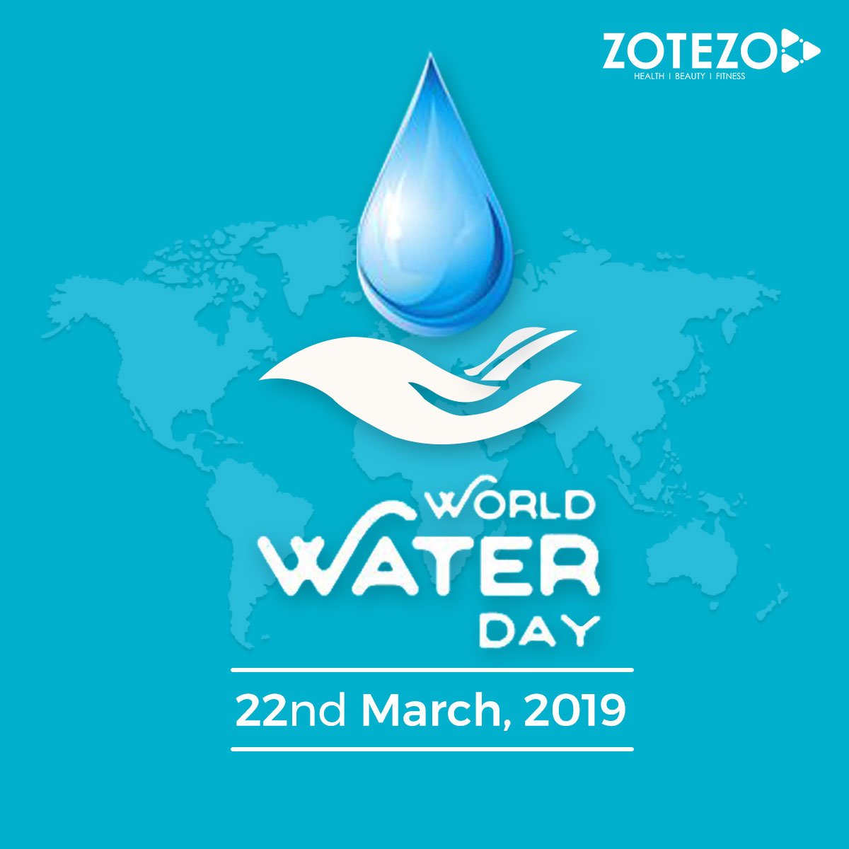 Water covers 2/3 of the surface of the Earth but only 0.002% is Drinkable... #SaveWater #SaveLife #WorldWaterDay2019