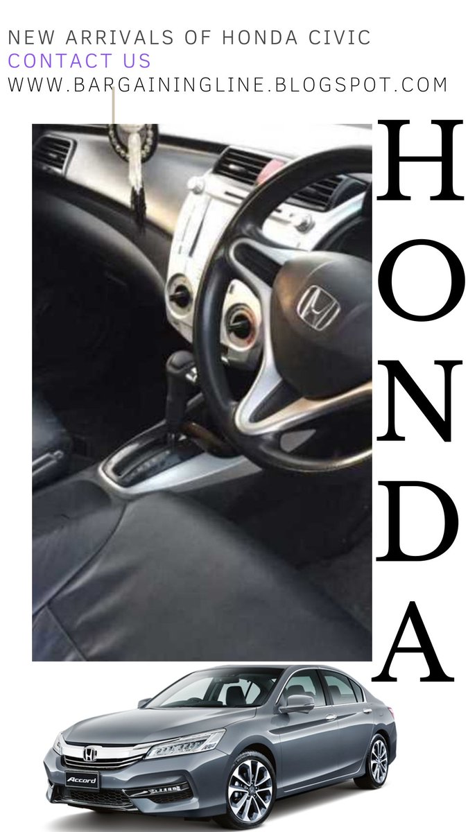 Bargaining17's tweet photo. New Honda car Arrivals
spectator should contact on given site
https://t.co/Sd6ZSZ1FKo
www.asmatullahau424668@gmail.com https://t.co/I09fTm2gvd