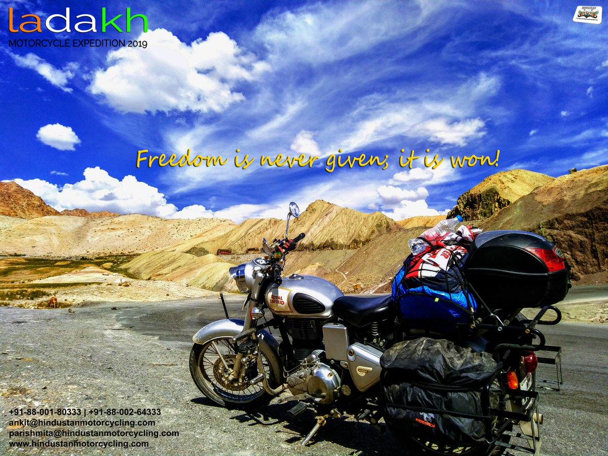 HMC_Adventure's tweet photo. Ladakh Motorcycle Expedition 2019
#ladakh #FridayFeeling #QOTD #adventure #Riders #motorcycle #hindustanmotorcycling #ridewithhmc https://t.co/g8brcdAR0l