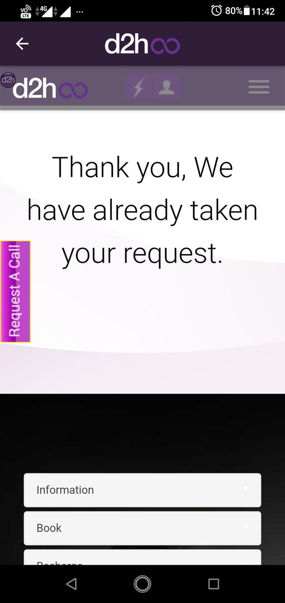 Aleem000786's tweet photo. @officiald2h I had created my own pack through your d2hinfinity app, but my channels still not activated ?
customer care didn't support well https://t.co/R3Ky5w67fK