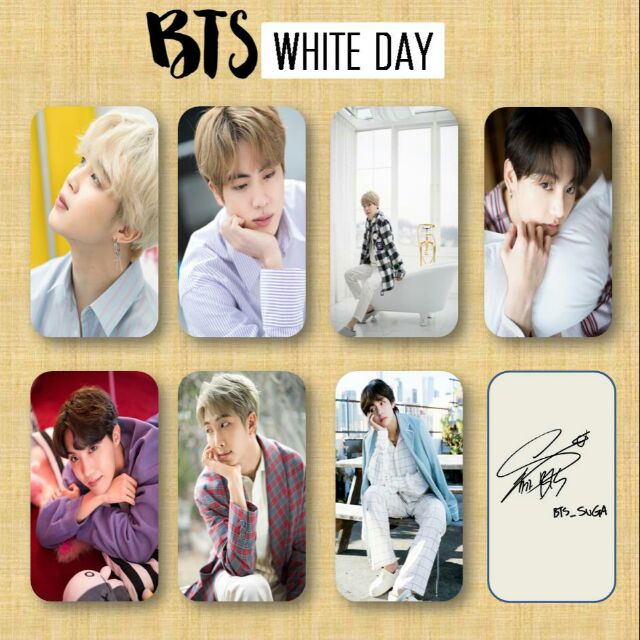 hazstudioarmy's tweet photo. I'm selling Kpop Bts photocard white day art pa... for RM5.00. Get it on Shopee now! https://t.co/yzfeZ0o61m #ShopeeMY https://t.co/kgo7kyO84e
