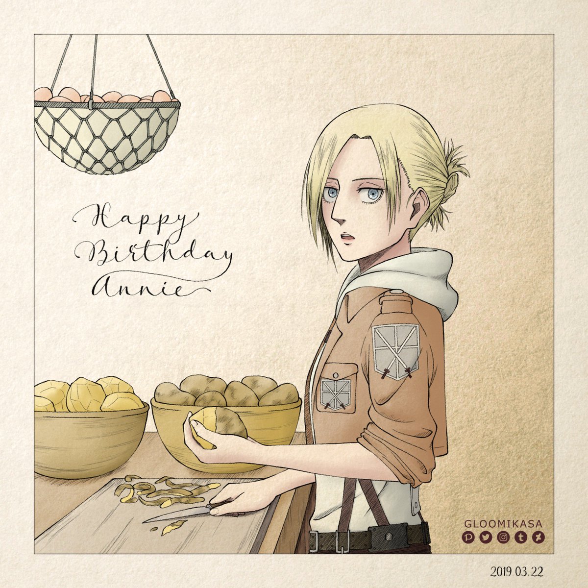 Gloomi アニ レオンハート生誕祭19 アニ生誕祭19 アニ レオンハート ミカサ アッカーマン 進撃の巨人 Shingeki T Co Pzgrf3qf9y Twitter