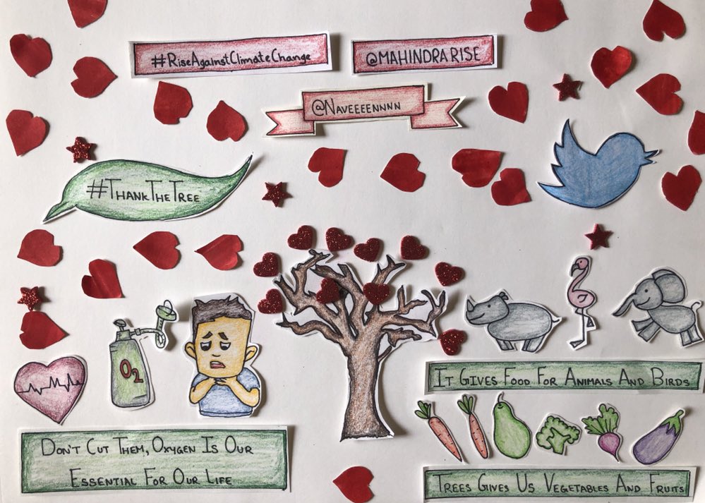 naveeeennnn's tweet photo. @MahindraRise @clubmahindra 3. It gives FOOD for Animals and Birds
4. TREES gives us Vegetables & Fruits
5. Don’t Cut them, OXYGEN is our essential for our LIFE.
#ThankTheTree #RiseAgainstClimateChang @clubmahindra @MahindraRise https://t.co/ZSiDANAzWm