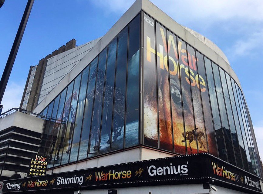 #vinyl #advertising #installation #branding #events #theatre #london #warhorse #abseiling #sprat #ropeaccess #elevateyourbrand