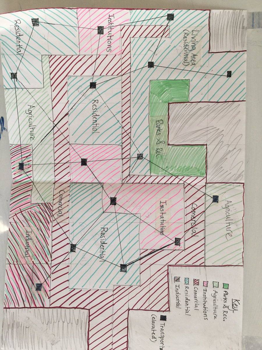 IICSCityBuilder's tweet photo. Grade 7 City Builders draw up zoning maps for their city. Finalists will soon be chosen. Citizens of the city will then hear the rational behind each design from their creator. @IICS1911 #IICSLearning @clinty #CITS https://t.co/Soeg3Hoeiu