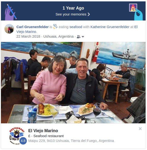 CGruenenfelder's tweet image. fbm20180322a - Enjoying a #DeliciousDinner at #ElViejoMarino #Maipu 229 #Ushuaia #TierraDelFuego #Argentina #SouthAmerica #Delicious #Dinner #Restaurant #TravelPhotography