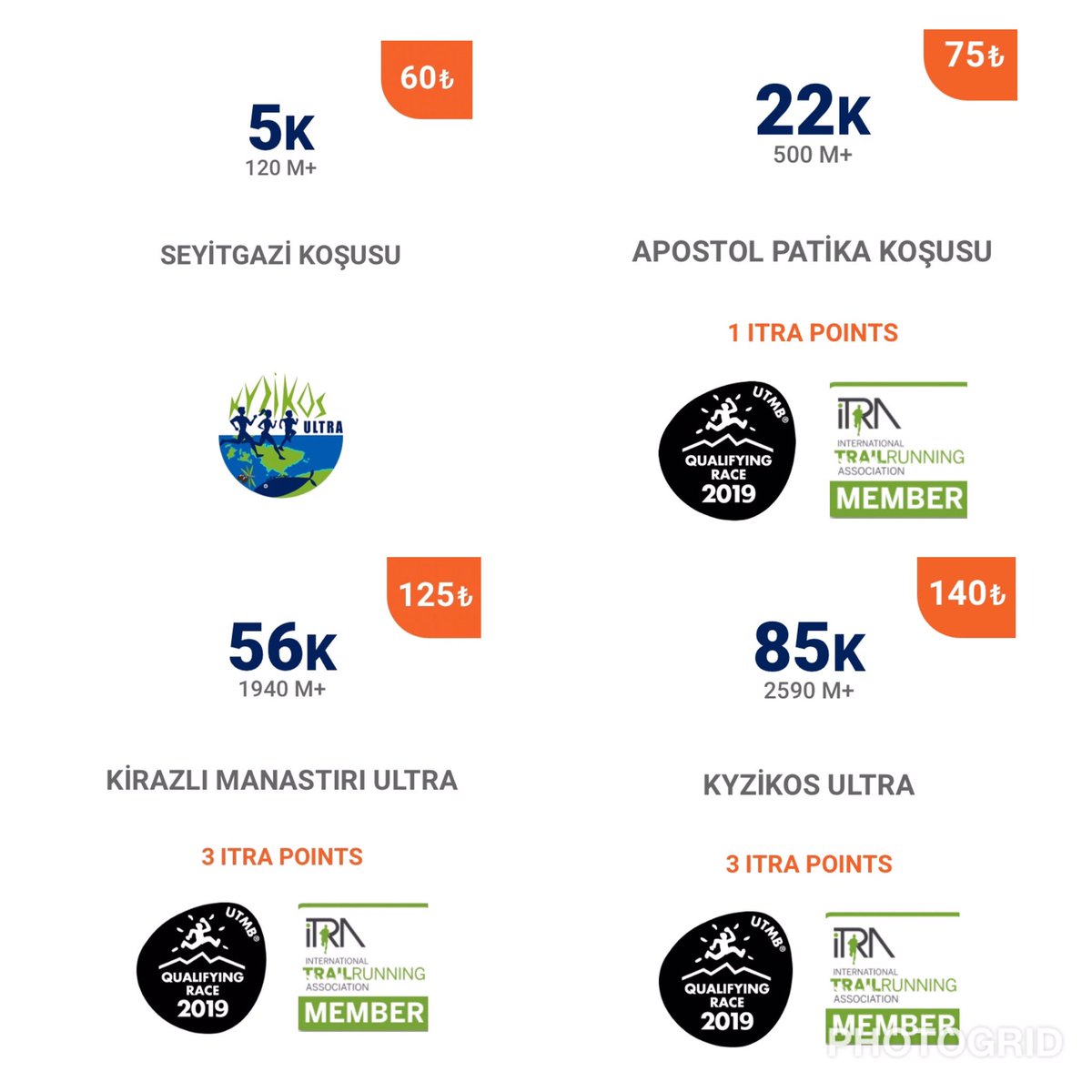 <a href="/Kyzikosultra/">KYZIKOS ULTRA</a> registration is open. Located in a very beautiful place there are different courses to every taste 🏃🏻‍♀️🏃‍♂️😊! You can enjoy trails and fabulous views running through historical places. Race stars in the middle of Erdek, rather close to Istanbul. kyzikosultra.com/en/
