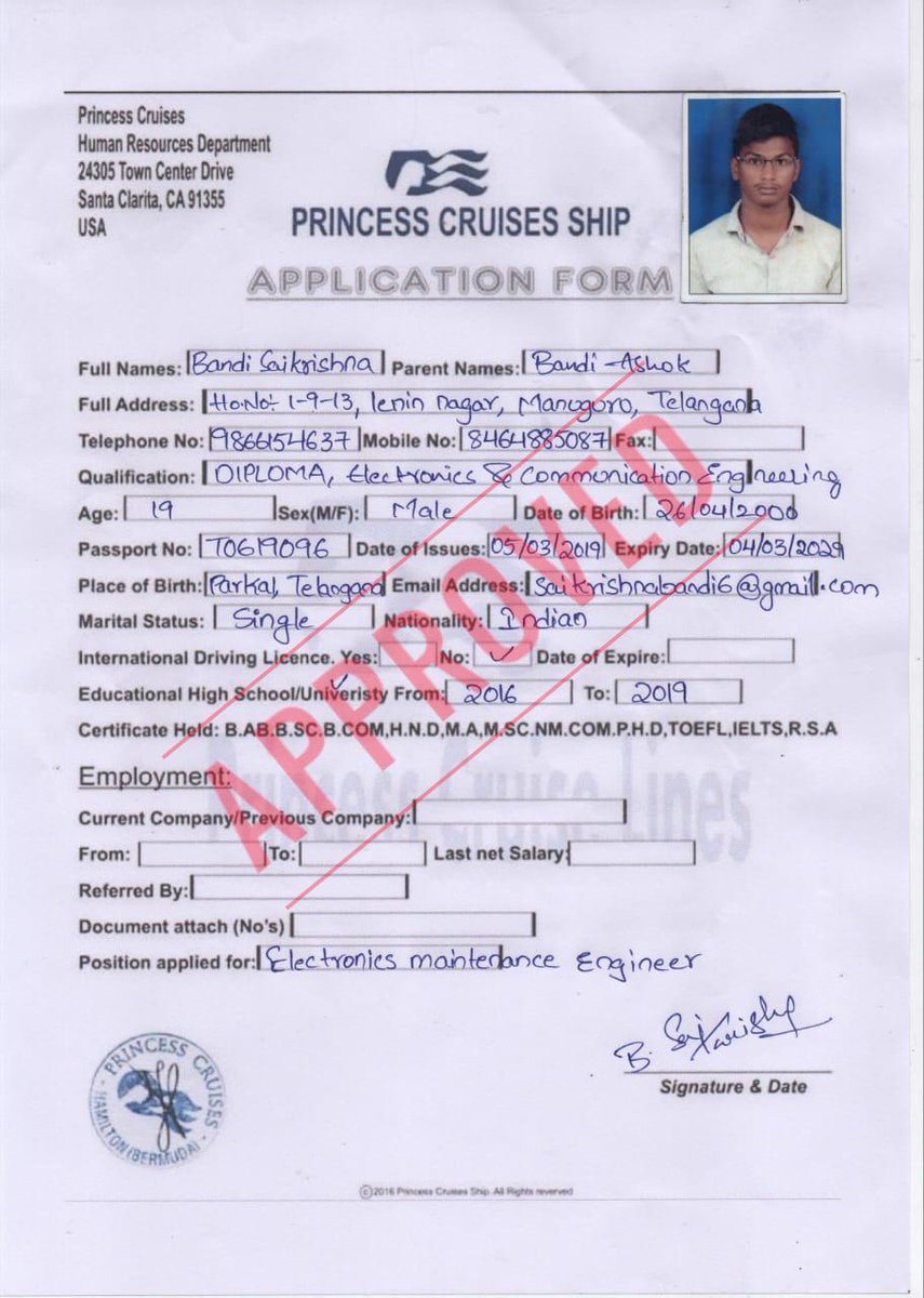 Princess Cruises Ar Twitter Hello This Is Not A Real Job Offer We Strongly Suggest That You Only Discuss Employment Opportunities With The Agencies Partners Listed Here Https T Co Anizsl6jpb Https T Co Dpkyhneqvy