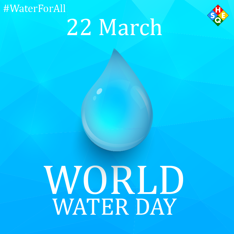 SHEQsys's tweet photo. World Water Day promoting Water for all and leaving no one behind!
.
.
.
#WorldWaterDay #UnWater #WaterDay #WaterForAll #LeaveNooneBehind #SaveWater #CleanWater #DontWasteWater #WaterIsAHumanRight #WeNeedWater #ReduceWaterUsage #ReuseWater https://t.co/z5UX3c9oiR