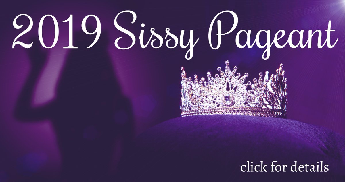 MsBrighton's tweet photo. The #sissypageant categories have been announced! Check my blog https://t.co/j3rGtZnN5O for more details and get your sissy prancing best ready! #sissies https://t.co/wv7Y13WOGY