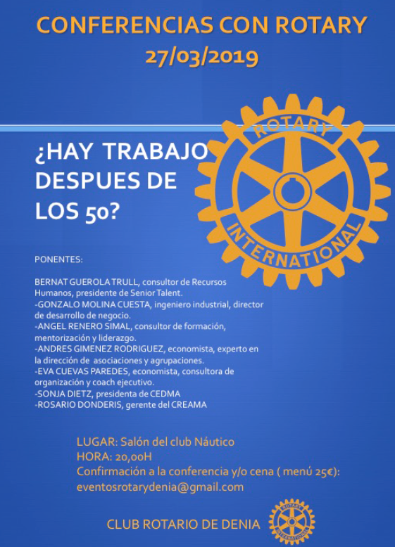 SeniorTalentES's tweet photo. El próximo miércoles SENIOR TALENT participa en la conferencia ¿hay trabajo después de los 50? https://t.co/dux5wrx6uH