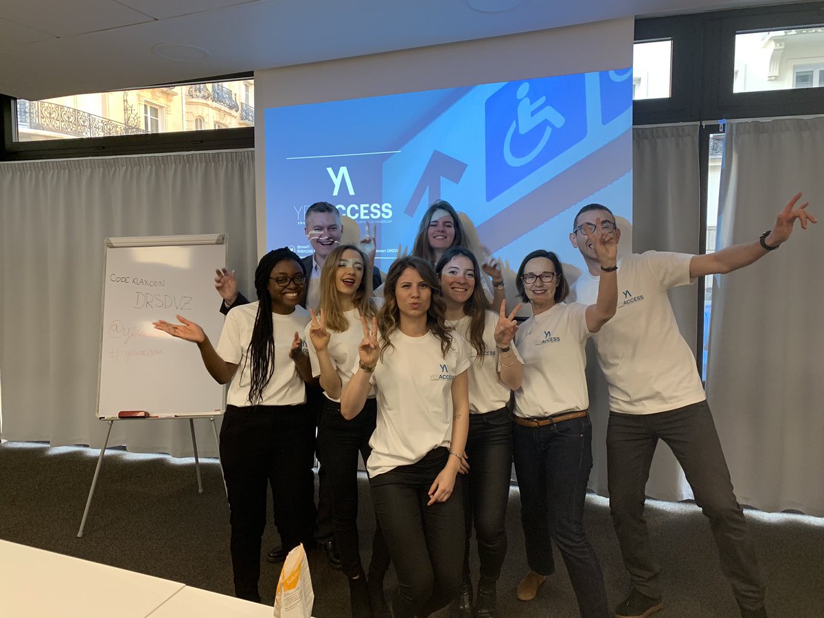 yesa11y's tweet image. La team #YesAccess  va entrer en scène ! C’est parti pour notre masterclass sur  la #eInclusion des personnes en situation de handicap ! #Handicap #TransfoNum #MBADMB