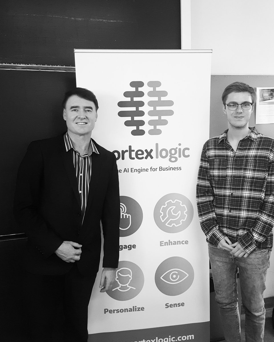CortexLogic's tweet image. #CortexLogic Founder &amp;amp; CEO, @jacquesludik, awarding MSc Student, Steyn van Litsenborgh, the Best Honours Student &amp;amp; Project prize at the @StellenboschUni #ComputerScience Prize-Giving | #AI #ArtificialIntelligence #DataScience #MachineLearning