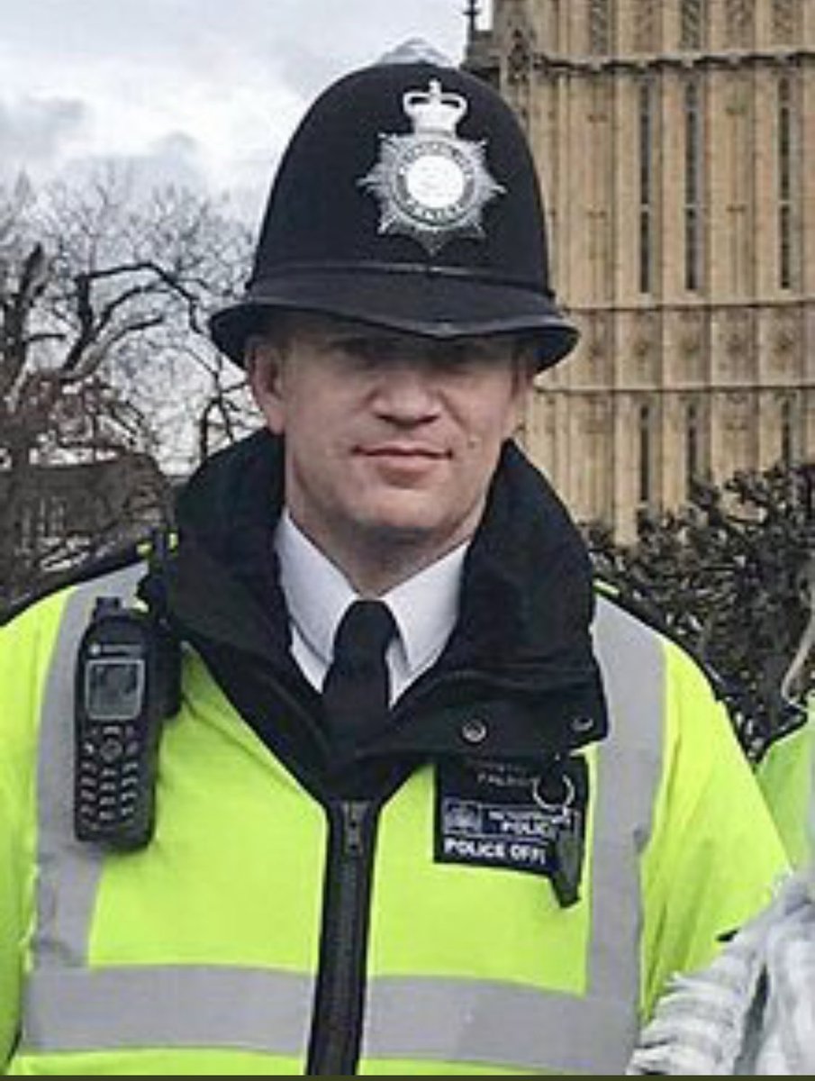 samsparkes999's tweet photo. Remembering @metpoliceuk officer PC Keith Palmer who was murdered two years ago today whilst carrying out his duty at the Palace of Westminster. 😢
Never forgotten 💙 
#RIP 
#LestWeForget 
#ThinBlueLine 
#KeithPalmer https://t.co/l8fuyuGNZl
