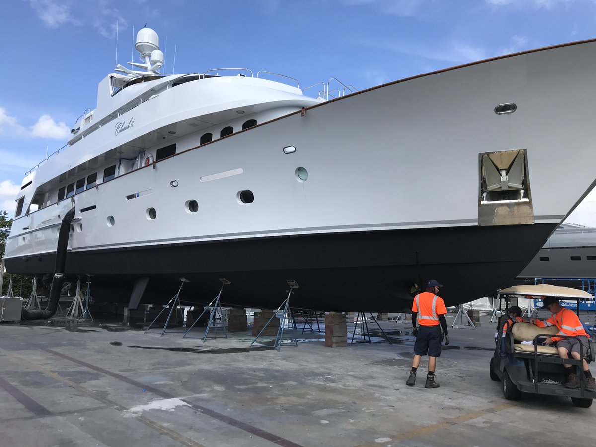 SeaHawkEurope's tweet photo. Projects: #USA based #Christensen Yachts built 120’ #superyacht "Cherish" choose #SeaHawkPaints protection down below the water line. We dont blame you, and what a tidy job!

https://t.co/8wQZhx8zpg

@ChristensenYcht @seahawkpaints @Ocean_Footprint https://t.co/BZiRSo8DDT