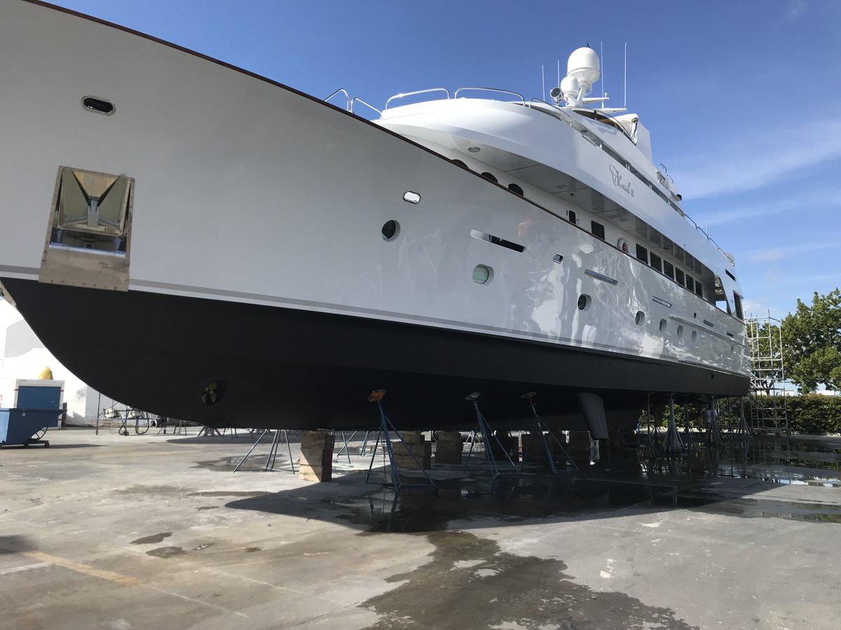 SeaHawkEurope's tweet photo. Projects: #USA based #Christensen Yachts built 120’ #superyacht "Cherish" choose #SeaHawkPaints protection down below the water line. We dont blame you, and what a tidy job!

https://t.co/8wQZhx8zpg

@ChristensenYcht @seahawkpaints @Ocean_Footprint https://t.co/BZiRSo8DDT