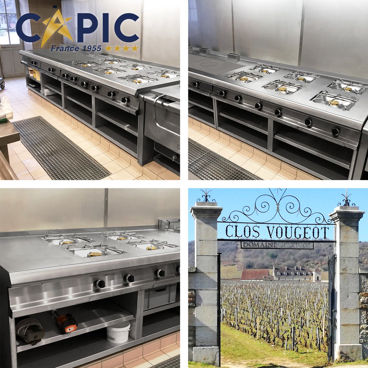 CAPIC_FR's tweet image. Aujourd'hui, une installation #CAPIC au Clos de Vougeot 🏰( Côtes-d'Or), un des plus prestigieux vignobles de la région 🍇, rendue possible grâce à Equip Labo Froid ✔️
Vous souhaitez vous aussi acquérir des appareils CAPIC ?
Consultez notre catalogue 👉goo.gl/vEJFtB