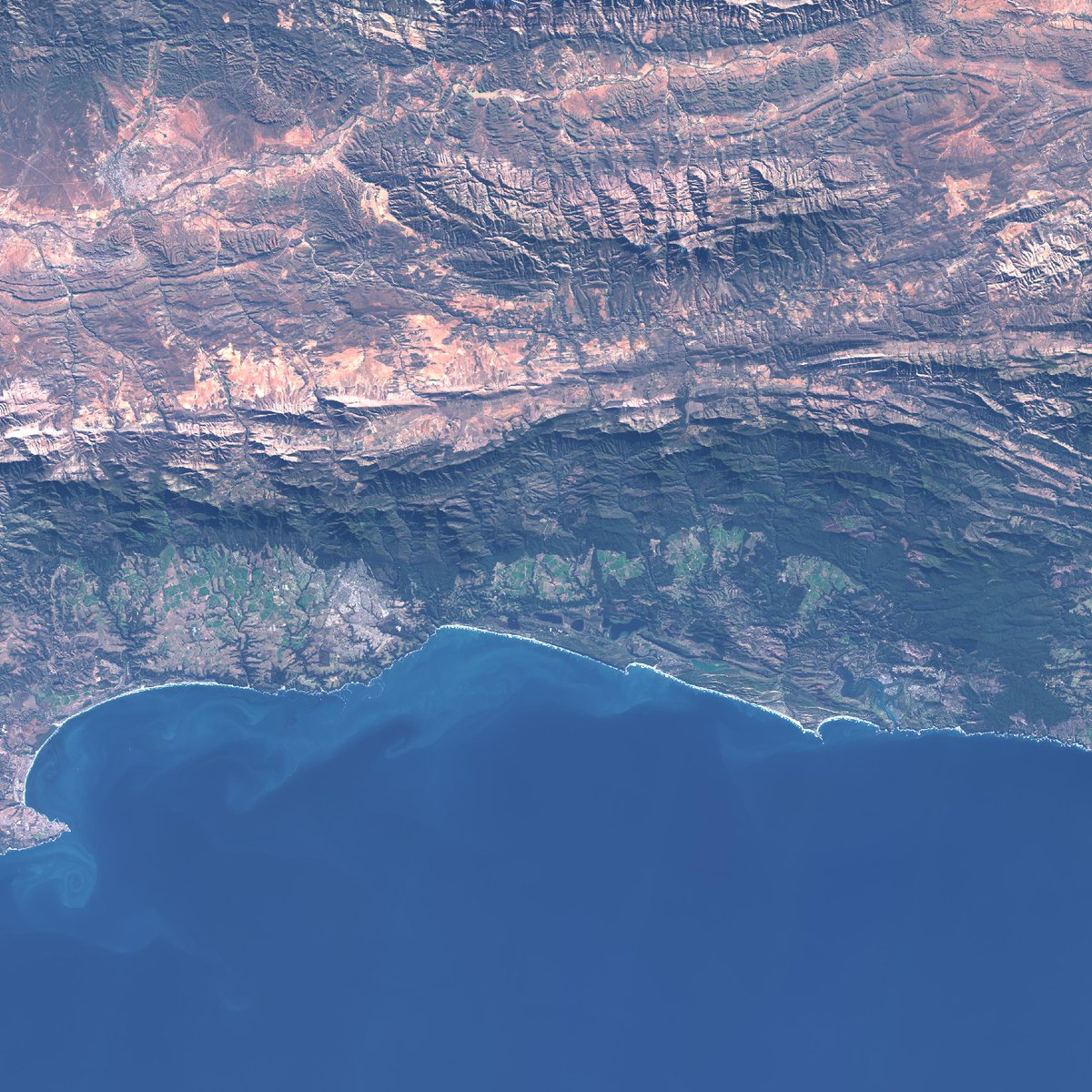 sentinel_bot's tweet photo. Image of SouthAfrica (-33.96, 22.58) from the 7th of July, 2018 #ESA #EU #SouthAfrica #Sentinel #space https://t.co/shEEU2F2pV https://t.co/vtuePnQXga