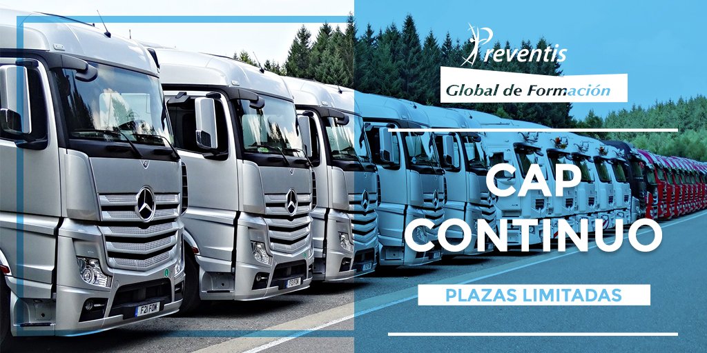 Preventis_Form's tweet photo. 🚍FORMACIÓN PARA TRANSPORTISTAS🚚#CAPcontinuo

Nueva convocatoria del #curso para el profesional del transporte: Tarjeta Profesional CAP⚠¡PLAZAS LIMITADAS!⚠

➡FECHA LÍMITE INSCRIPCIÓN: 24/04/2019
📆Inicio: 27/04/2019
🕞Duración: 35 horas

👉https://t.co/VZbPGMM7rV
📞957671127 https://t.co/qJO7cMUxRa
