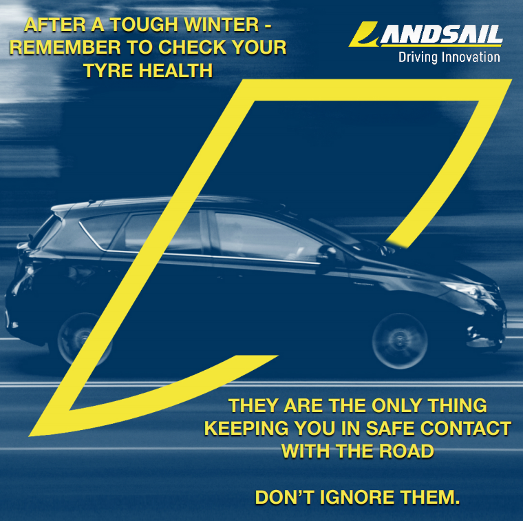 landsail_tyres's tweet image. That #FridayFeeling is back - and with it spring too! Now is a great time to check your #tyrehealth. Winter takes a toll on #tyres, checking them now could avoid a serious incident later. If you need replacements, find your local Landsail dealer here: landsailtyres.co.uk