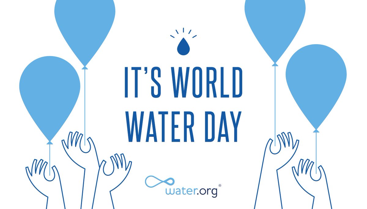 It’s World Water Day! It’s a day when we turn our attention to the 844 million people who lack access to safe water. Help us give the power of water to people living without it. Visit Water.org/waterdaytw