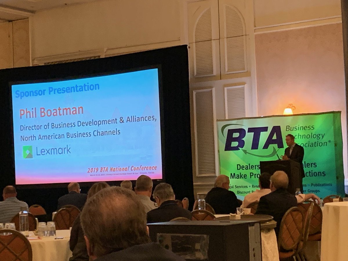 josephmulrich's tweet photo. Live from the Business Technology Association - Hyland - proud to be participating #BTAORLANDO https://t.co/CUIwsdepAP
